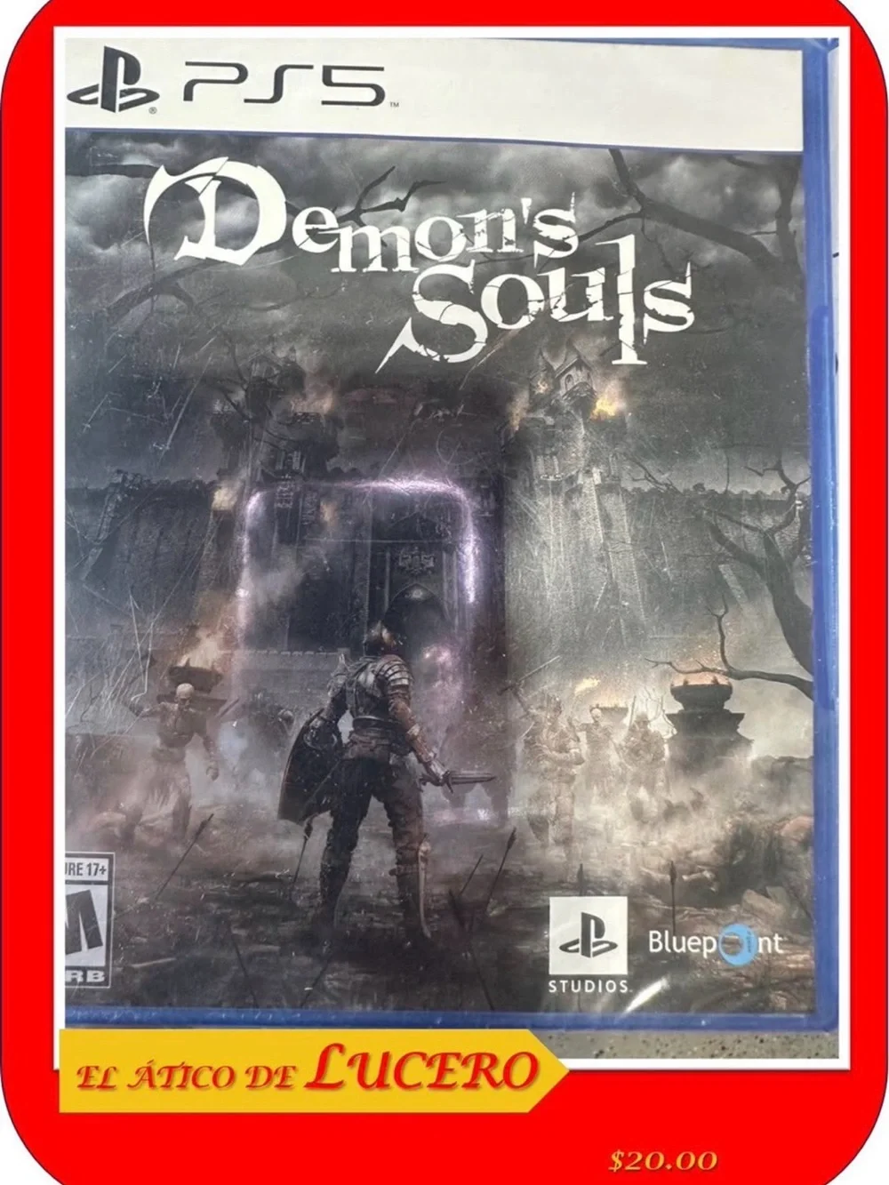 Demon's Souls (PS5) Game- Blue Case, Sony 5